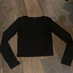 Forever 21 Classic Black Long Sleeve Top